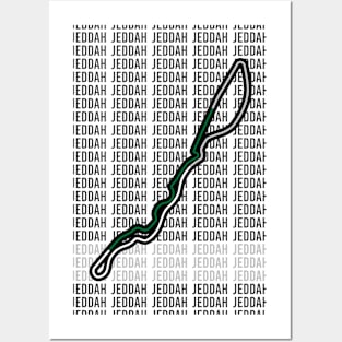 Jeddah - F1 Track (Sectors Update) Posters and Art